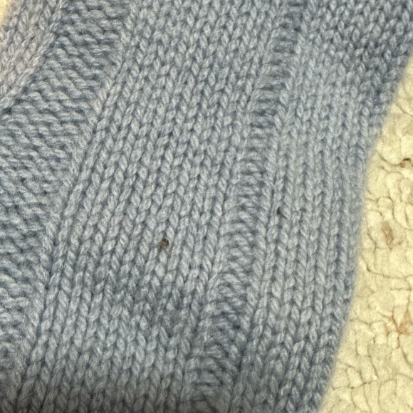 Turnbull and asser knit cable blue and burgundy pullover - Picture 6 of 6